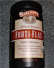 container of ground flax seed | alternative source of omega-3 fatty acids | non-animal source of EPA and DHA