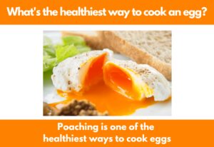 Poached egg - healthy way to cook an egg