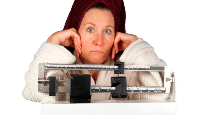 woman frustration with lack of dieting results
