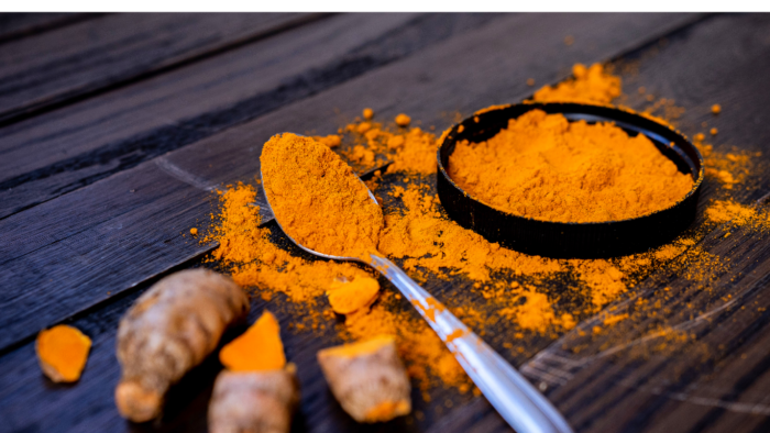 turmeric and curcumin spice powder