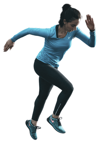 woman running