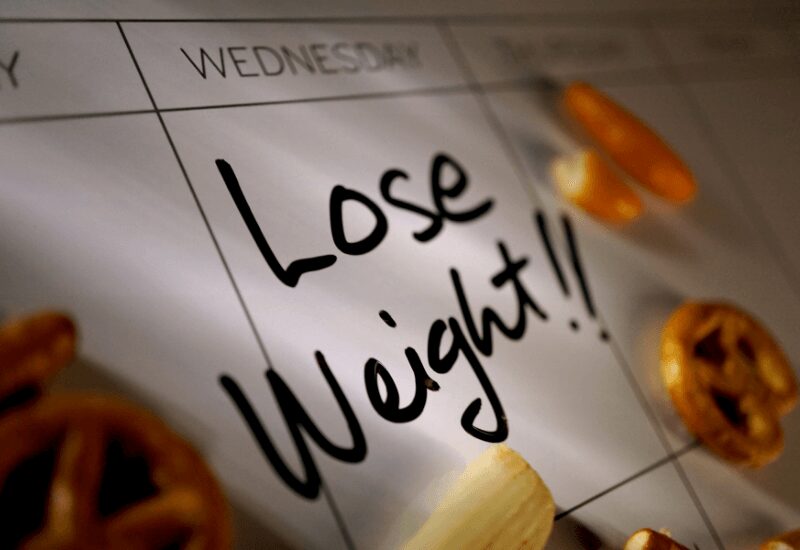 Reminder to lose weight