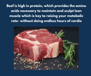 Fresh raw beef with seasoning | Eating beef helps you lose body fat by increasing metabolism