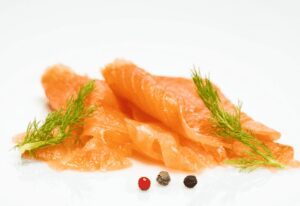 Salmon contains omega-3 fatty acids and can help you get more protein in your diet. Salmon is a nutrient-dense fish that is high in protein. The salmon in this dish is simply seasoned using a basic marinade.