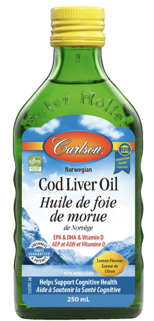 1100 mg Omega-3s, Liquid Fish Oil Supplement, Wild-Caught Norwegian Arctic, Sustainably Sourced Nordic Liquid, Lemon, 250 ml