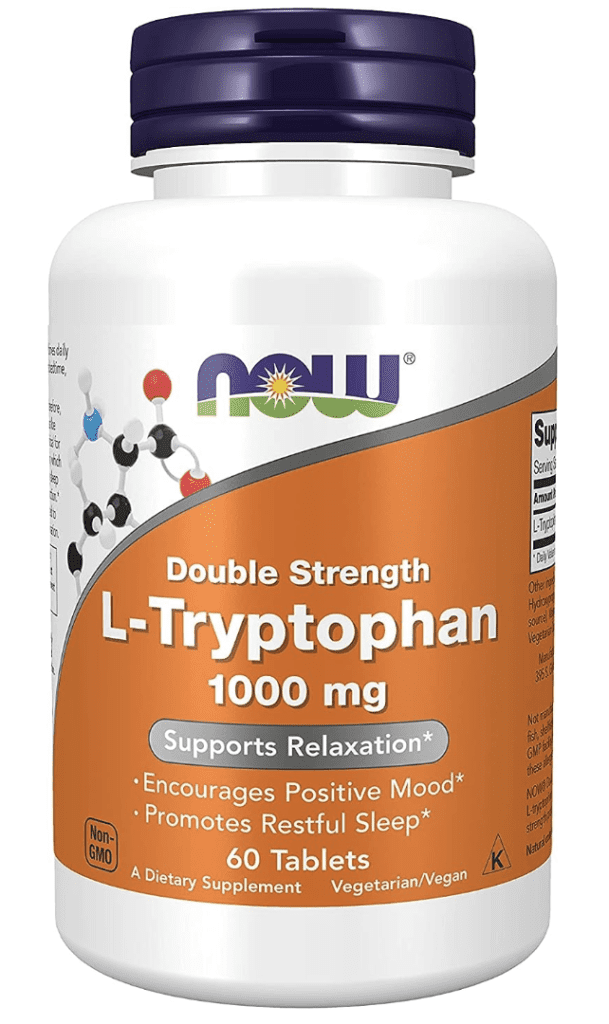 1,000 mg, Double Strength, Encourages Positive Mood*, Supports Relaxation*, 60 Tablets